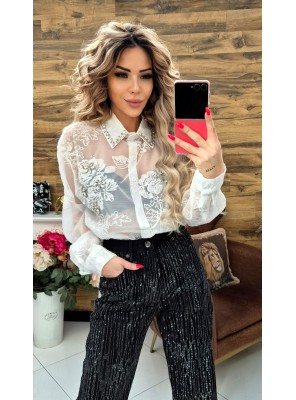 Риза в бяло tamira